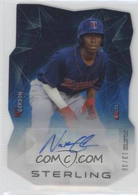 2014 Bowman Sterling - Die-Cut Autographs - Blue Refractor #SA-NG - Nick Gordon /30