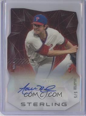 2014 Bowman Sterling - Die-Cut Autographs - Red Refractor #SA-AN - Aaron Nola /5