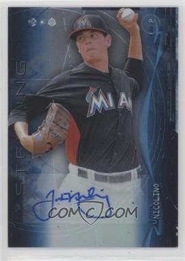 2014 Bowman Sterling - Prospect Autographs - Blue Refractor #BSPA-JN - Justin Nicolino /25