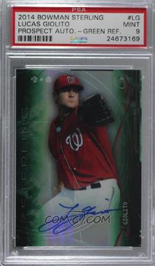 2014 Bowman Sterling - Prospect Autographs - Green Refractor #BSPA-LG - Lucas Giolito /125 [PSA 9 MINT]