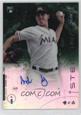 2014 Bowman Sterling - Rookie Autographs - Green Refractor #BSRA-AH - Andrew Heaney /125