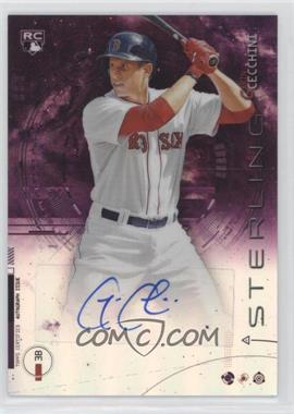 2014 Bowman Sterling - Rookie Autographs - Magenta Refractor #BSRA-GC - Garin Cecchini /99