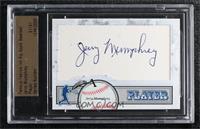 Player - Jerry Mumphrey [Cut Signature] #/1