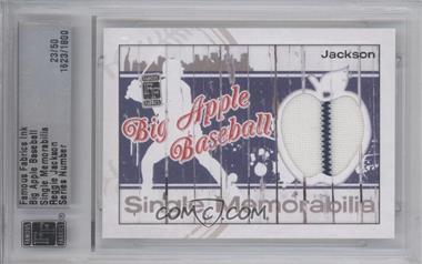 2014 Famous Fabrics Ink Big Apple Baseball - Single Memorabilia #_REJA - Reggie Jackson /50 [Uncirculated]