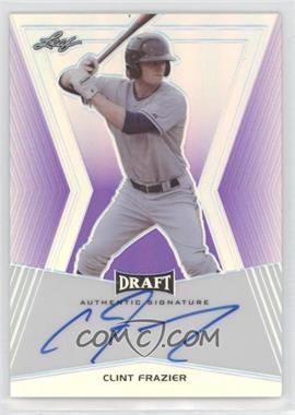 2014 Leaf Metal Draft - [Base] - Purple Prismatic #BA-CF1 - Clint Frazier /25