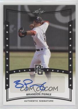 2014 Leaf Perfect Game Showcase - Autographs - Black #A-BP1 - Brandon Perez