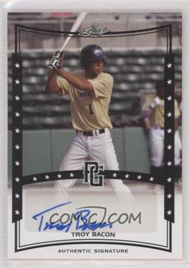 2014 Leaf Perfect Game Showcase - Autographs - Black #A-TB3 - Troy Bacon