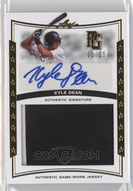 2014 Leaf Perfect Game Showcase - Jersey Autographs - Gold #JA-KD1 - Kyle Dean /25