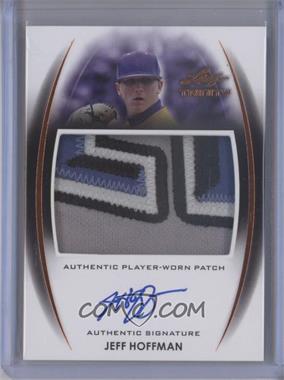 2014 Leaf Trinity - Patch Autographs - Bronze #PA-JH1 - Jeff Hoffman