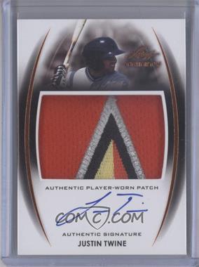 2014 Leaf Trinity - Patch Autographs - Bronze #PA-JT1 - Justin Twine