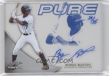 2014 Leaf Trinity - Pure Autographs - Blue #P-BB1 - Byron Buxton /24