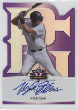 2014 Leaf Valiant - Perfect Game Die-Cut - Purple Prismatic #PGV-KD1 - Kyle Dean /10