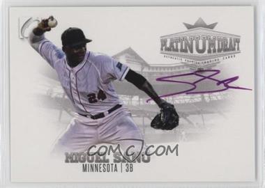 2014 Onyx Platinum Draft - Elite Autographs - Purple Ink #PD-MS - Miguel Sano /1