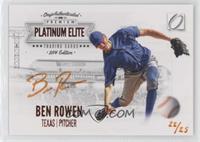 Ben Rowen #/25