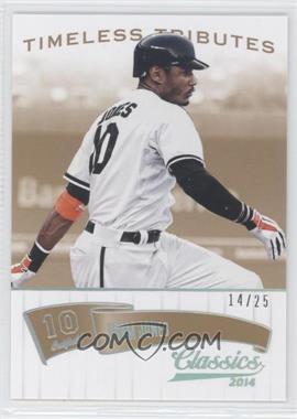 2014 Panini Classics - [Base] - Timeless Tributes Gold #1 - Adam Jones /25