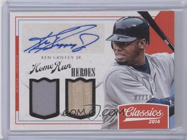 2014 Panini Classics - Home Run Heroes Signatures - Combo Materials #16 - Ken Griffey Jr. /10