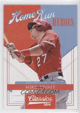 2014 Panini Classics - Home Run Heroes #15 - Mike Trout