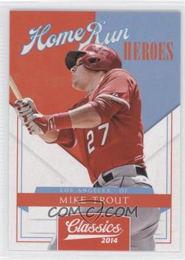 2014 Panini Classics - Home Run Heroes #15 - Mike Trout