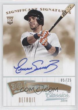 2014 Panini Classics - Significant Signatures - Gold #86 - Eugenio Suarez /25