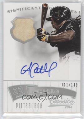 2014 Panini Classics - Significant Signatures Materials - Silver Jerseys #3 - Andrew McCutchen /149 - Courtesy of COMC.com