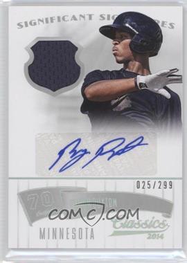 2014 Panini Classics - Significant Signatures Materials - Silver Jerseys #9 - Byron Buxton /299