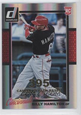 2014 Panini Donruss - [Base] - Gold Career Stat Line #281 - Billy Hamilton /395