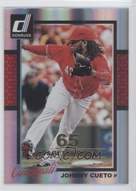 2014 Panini Donruss - [Base] - Gold Career Stat Line #283 - Johnny Cueto /65