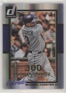 2014 Panini Donruss - [Base] - Gold Career Stat Line #55 - Michael Cuddyer /300