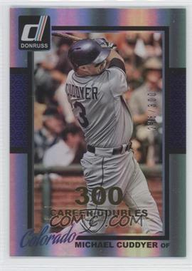 2014 Panini Donruss - [Base] - Gold Career Stat Line #55 - Michael Cuddyer /300