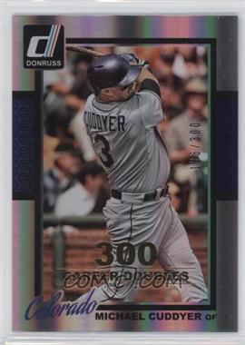 2014 Panini Donruss - [Base] - Gold Career Stat Line #55 - Michael Cuddyer /300