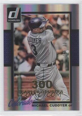 2014 Panini Donruss - [Base] - Gold Career Stat Line #55 - Michael Cuddyer /300