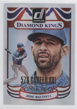 2014 Panini Donruss - [Base] - Gold Career Stat Line #6 - Jose Bautista /400