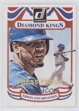 2014 Panini Donruss - [Base] - Press Proof Gold #209 - Edwin Encarnacion /99