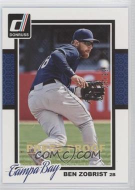 2014 Panini Donruss - [Base] - Press Proof Gold #343 - Ben Zobrist /99