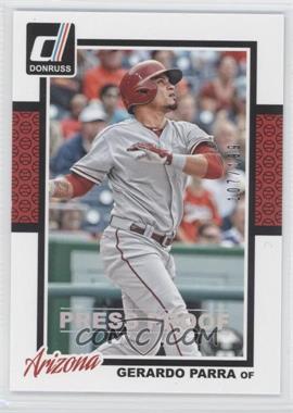 2014 Panini Donruss - [Base] - Press Proof Silver #122 - Gerardo Parra /199