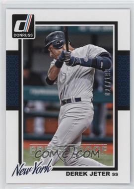 2014 Panini Donruss - [Base] - Press Proof Silver #154 - Derek Jeter /199