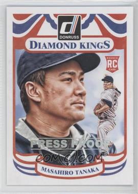 2014 Panini Donruss - [Base] - Press Proof Silver #206 - Masahiro Tanaka /199