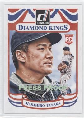 2014 Panini Donruss - [Base] - Press Proof Silver #206 - Masahiro Tanaka /199