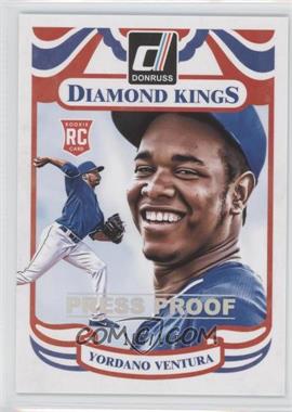 2014 Panini Donruss - [Base] - Press Proof Silver #211 - Yordano Ventura /199