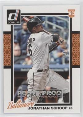 2014 Panini Donruss - [Base] - Press Proof Silver #268 - Jonathan Schoop /199