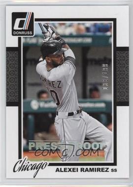 2014 Panini Donruss - [Base] - Press Proof Silver #277 - Alexei Ramirez /199