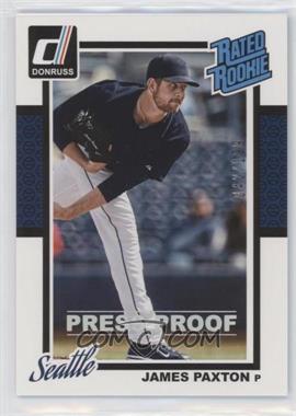 2014 Panini Donruss - [Base] - Press Proof Silver #39 - James Paxton /199