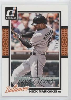 2014 Panini Donruss - [Base] - Press Proof Silver #76 - Nick Markakis /199