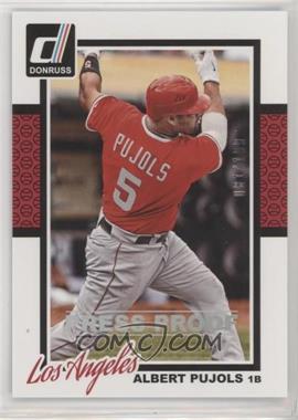 2014 Panini Donruss - [Base] - Press Proof Silver #95 - Albert Pujols /199