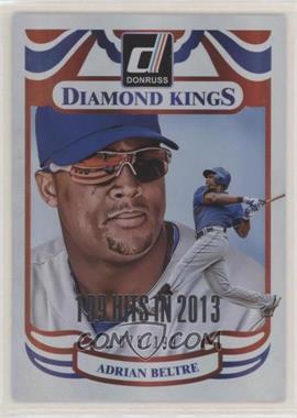 2014 Panini Donruss - [Base] - Silver Season Stat Line #12 - Adrian Beltre /199