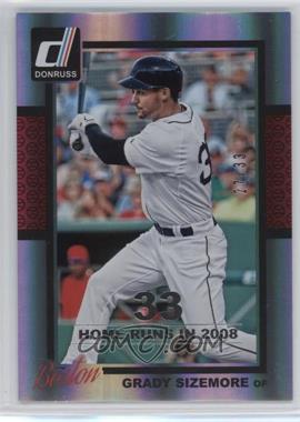 2014 Panini Donruss - [Base] - Silver Season Stat Line #272 - Grady Sizemore /33