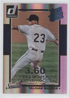 2014 Panini Donruss - [Base] - Silver Season Stat Line #34 - Taijuan Walker /360