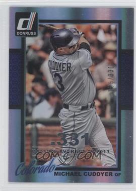 2014 Panini Donruss - [Base] - Silver Season Stat Line #55 - Michael Cuddyer /331