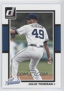 2014 Panini Donruss - [Base] #265 - Julio Teheran