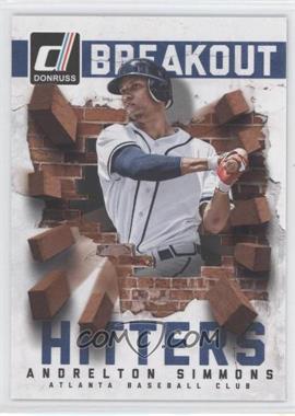 2014 Panini Donruss - Breakout Hitters #26 - Andrelton Simmons